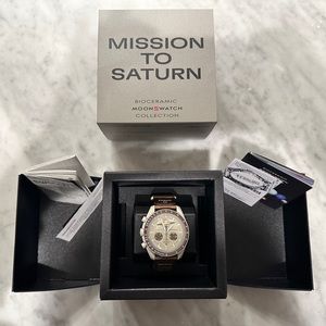 Omega x Swatch Bioceramic MoonWatch - Mission to Saturn